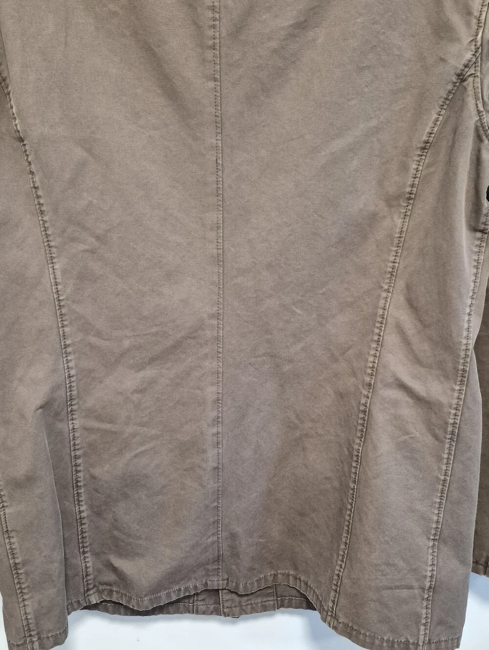 Banana Republic Safari Jacket Men Sz Large Brown Canvas Field Barn Chore Utility